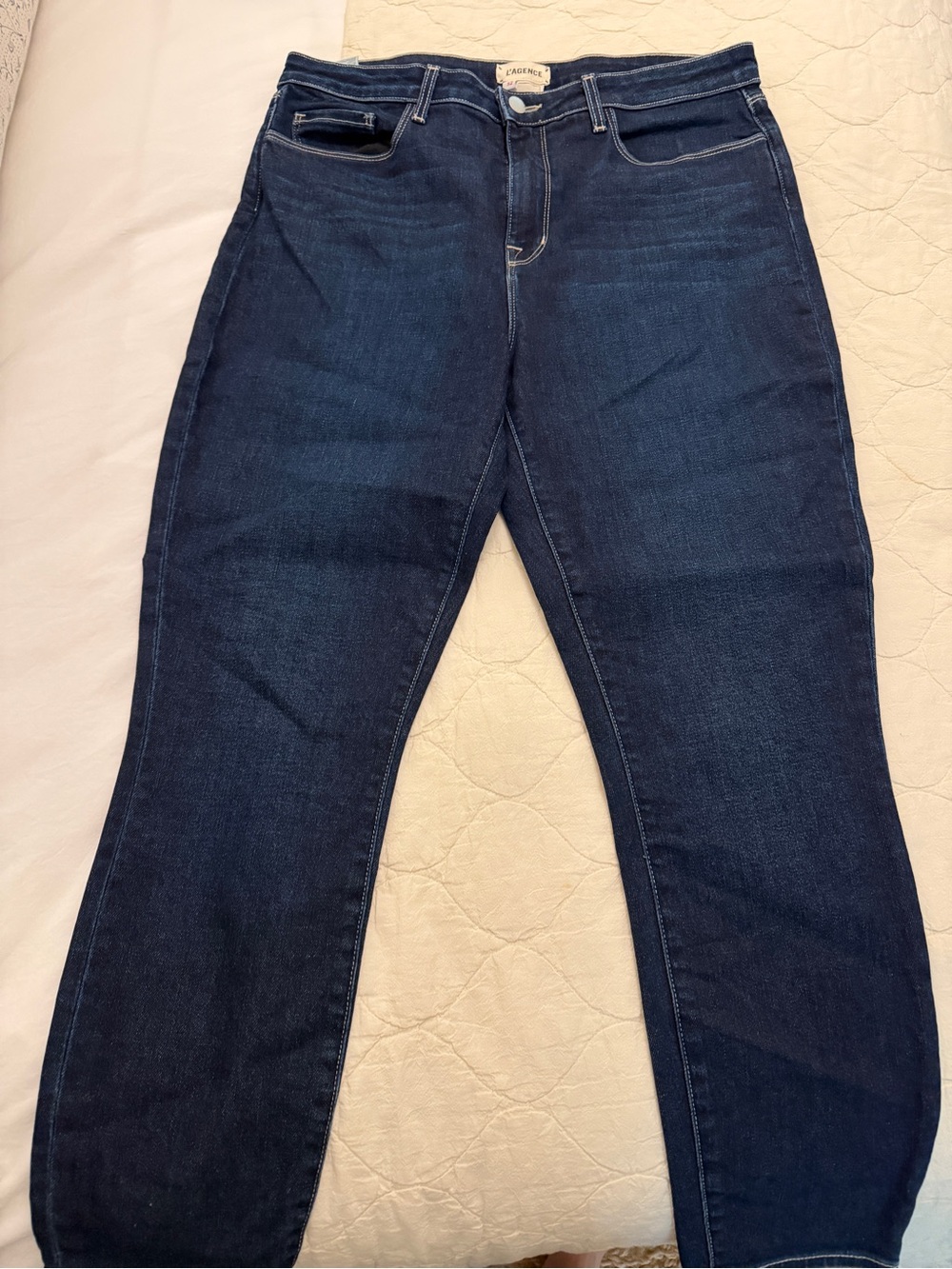 L'AGENCE Women's Skinny Jeans in Dark Indigo